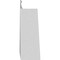 Ekena Millwork Acorn Architectural Grade PVC Pediment, 36"W x 9"H x 2-3/4"P (Pitch 6/12) PEDPS036X090ACR00 - alternate 5